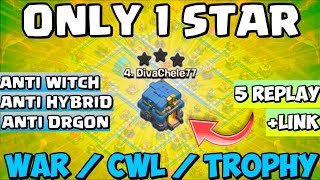 Only 1 Star Th12 War Base + Proof ( 2021 )| Unbeatable Th12 War Base Link | Anti 1 Star Base TH12