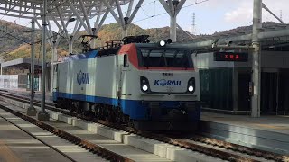 신경주역 8500호대 시운전(+서울발 부산행 KTX #027 발차)