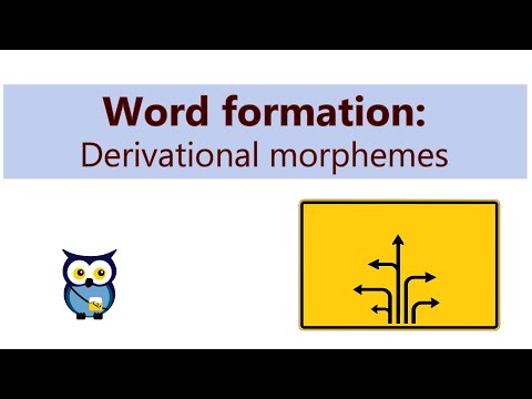 Word Formation: Derivational Morphemes