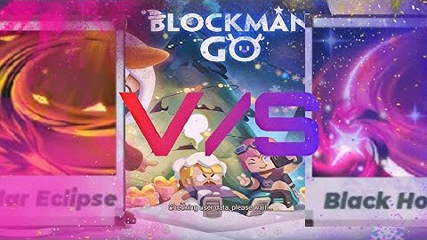 Solar Eclipse efeect vs Black hole sword effect [bedwars blockman go🤯🤯]