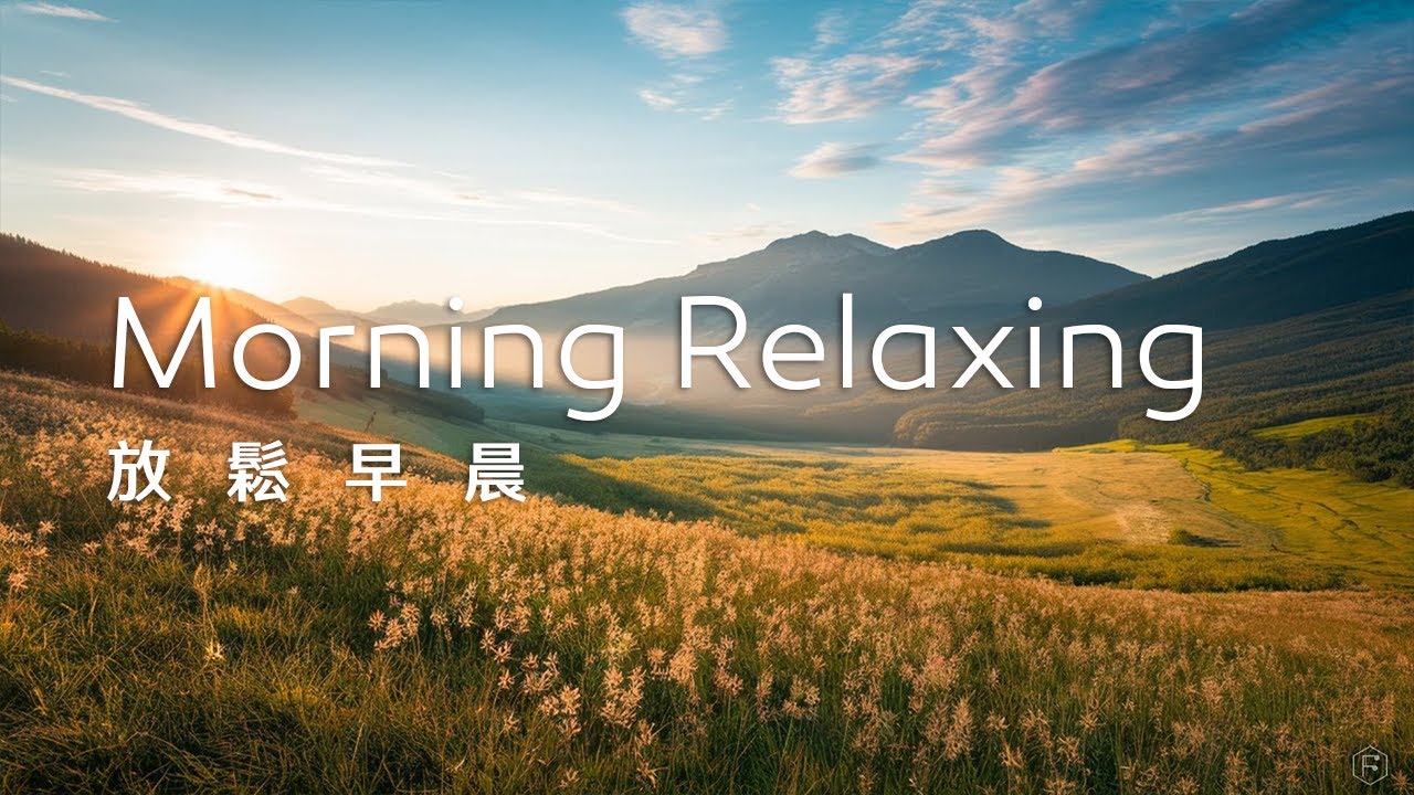 早晨音樂Morning Music｜舒心的山坡草原，迎接美好的早晨，寧靜優美的景色讓心情輕輕舒展