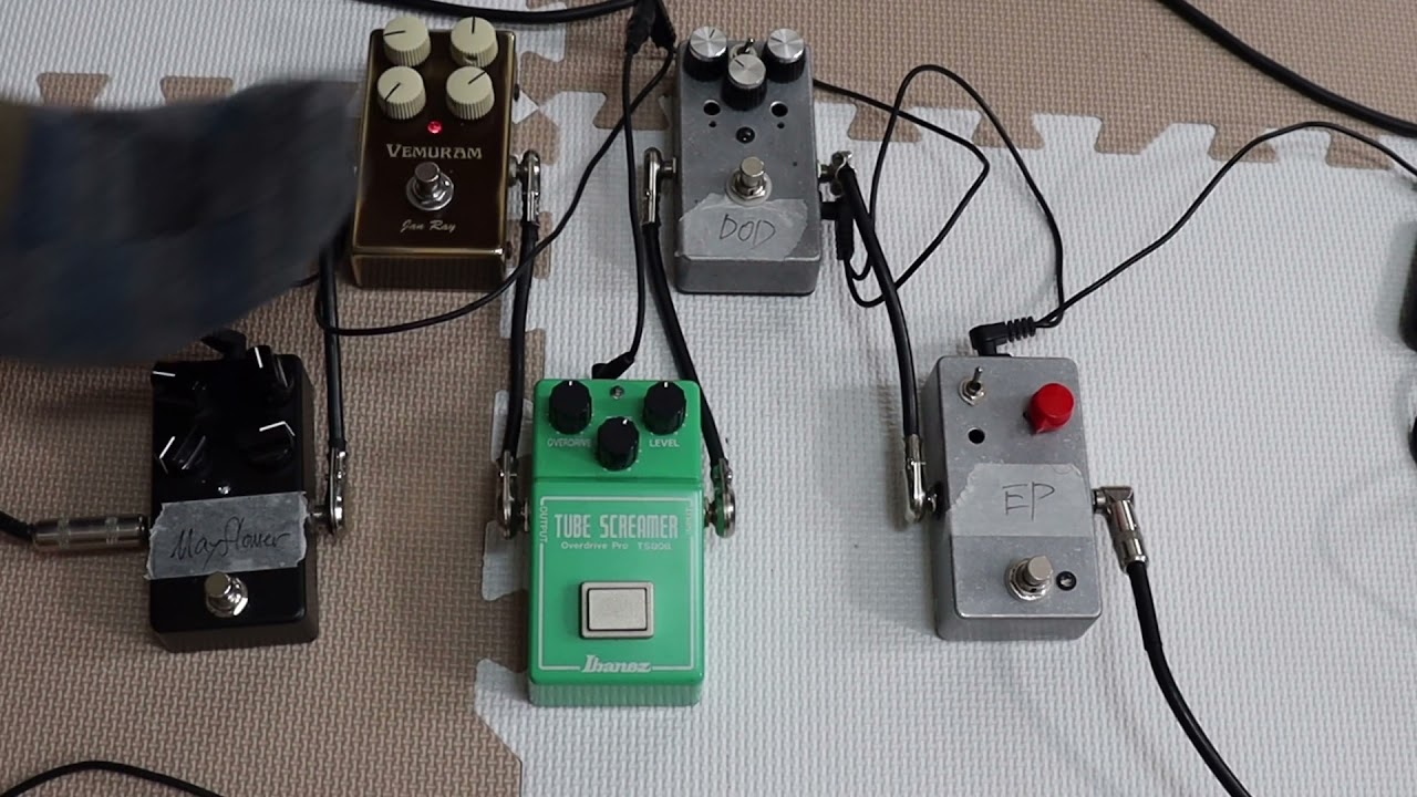 EP boosterとオーバードライブ - YouTube