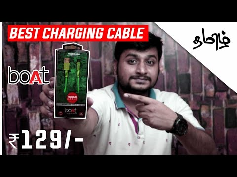Best Budget Rugged Charging Cable @ ₹129 |Micro USB charging cable Unboxing and review in Tamil