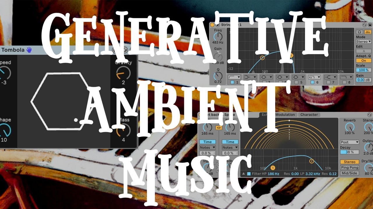 MaxMSP Generative Ambient Music - Max for Live - YouTube