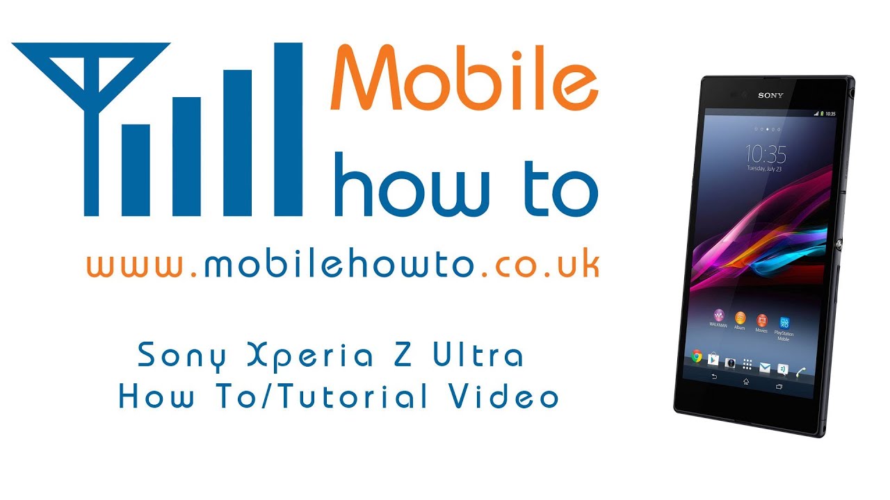 How To Switch Data On & Off - Sony Xperia Z Ultra 