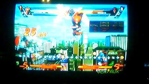 UMvC3 Viewtiful Joe OTG Bomb Series:  Corner Combo with Ammy Assist  757K