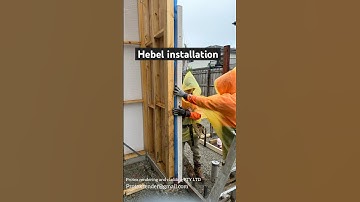 Installing 75mm Hebel at Bentleigh vic project #construction #hebel #render #renderings #home #art