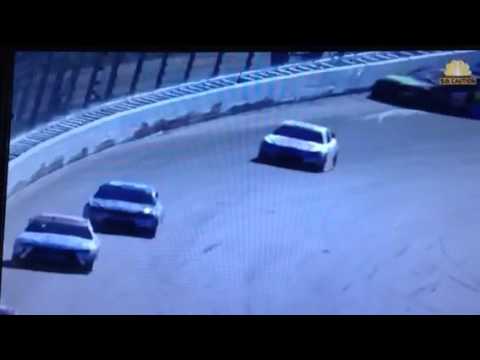 nascar monster energy Clint Bowyer HARD CRASH @ Kansas| 2015 NASCAR Sprint Cup