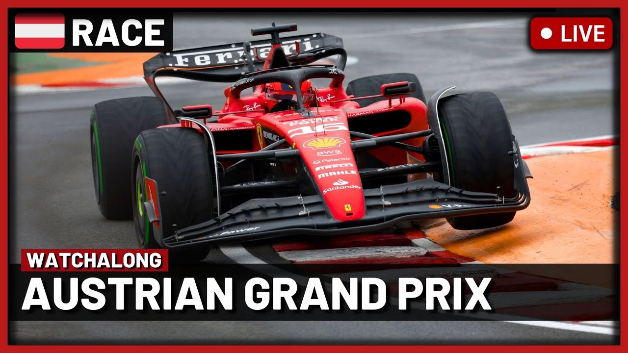 F1 Live - Austrian GP Race Watchalong Live timings + Commentary