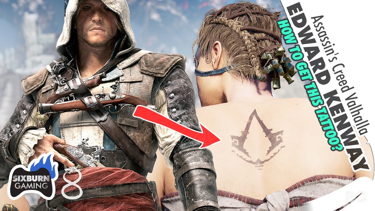 Everything Assassins Creed  Edward Kenways tattoos