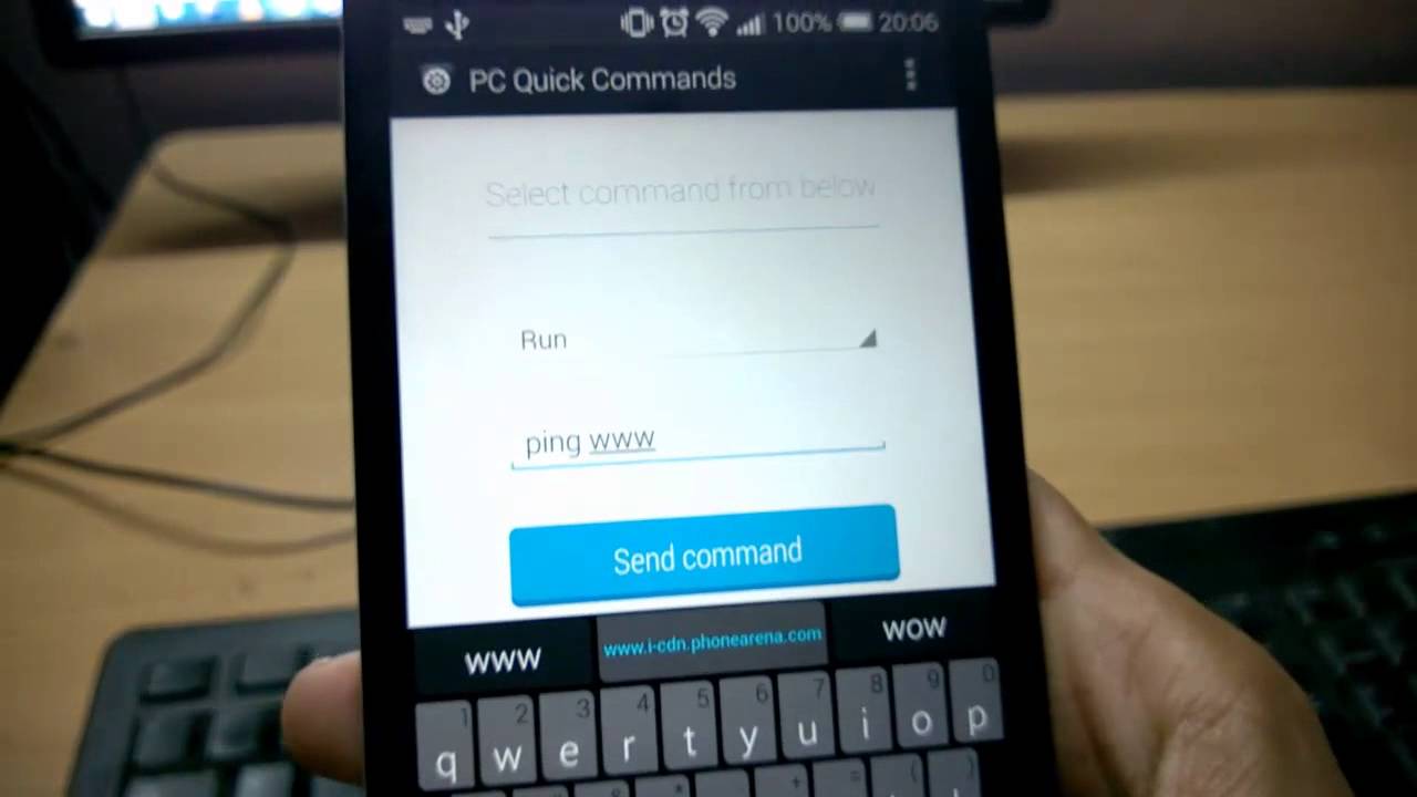PC Quick Commands App Demo