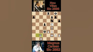 Magnus Carlsen vs Hou Yifan #chess 906