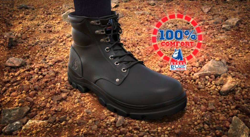 Steel Blue Boots - 100% Comfort Guaranteed