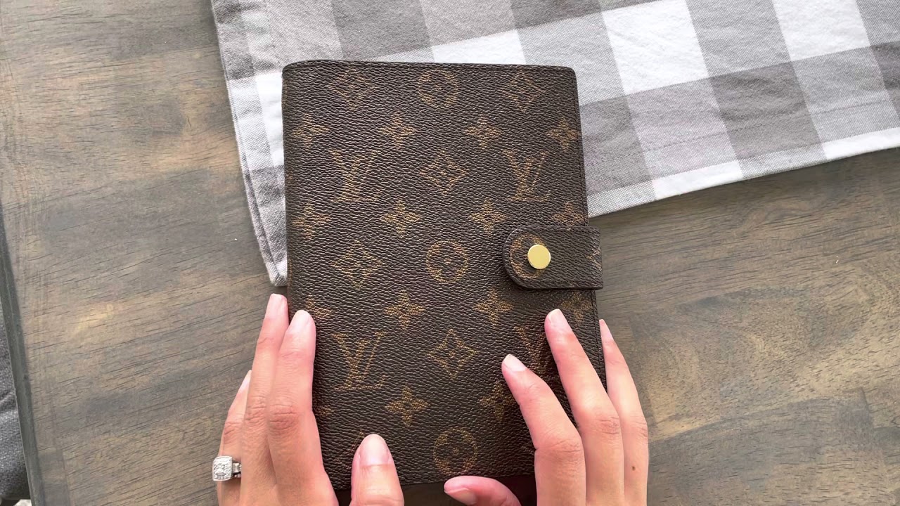 Louis Vuitton Upcycled Planner 