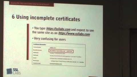 OWASP AppSec 2010: How to Render SSL Useless 2/3