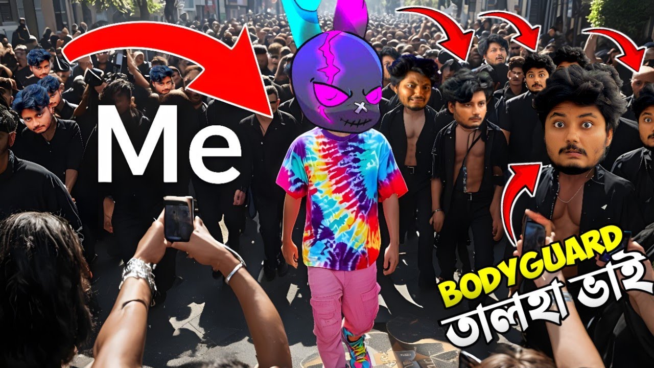 TALHA BHAI যখন আমার BODYGUARD 😵 আবার একই ম্যাচে MR TRIPLE R ও তালহা ভাই এর বডিগার্ড 😱 FREE FIRE