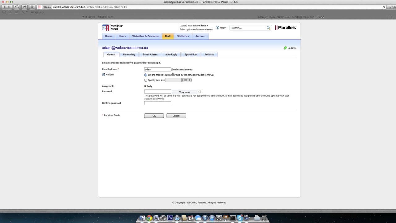 Managing Mailbox Quota In Plesk 10 YouTube