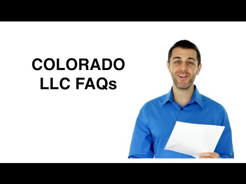 Vidéo: Combien de temps faut-il pour obtenir une LLC dans le Colorado ?