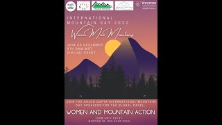 Women and Mountain Action: A Panel Celebrating Women Moving Mountains for International Mountain Day