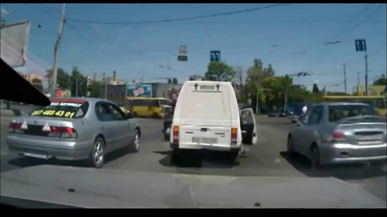 Ученик за рулем. - YouTube