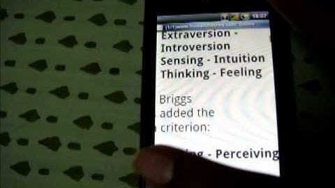 Spice MI 300, Android 1.6 Demo - Multi Touch (Browser)