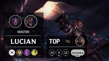 Lucian Top vs Kled - KR Master Patch 10.1