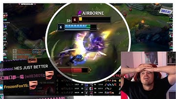 Midbeast reacts to HLE Chovy 1HP outplay! / with chat