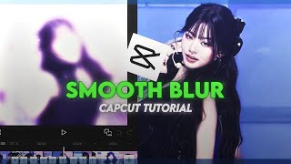 Smooth blur transition tutorial on capcut