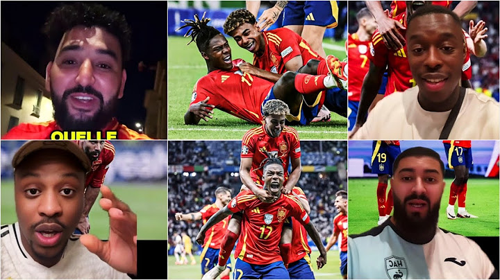 L’ESPAGNE REMPORTE L’EURO 2024 (COMPIL DES RÉACTION)