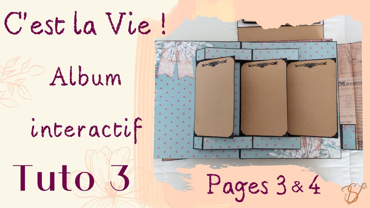 Tutoriel mini-album Croquer la VIE