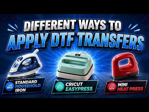 Video example: DTF from transfer to fabric