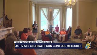 Activists in Dubuque celebrate gun control measures
