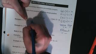 A4 Part 3 Multiplying Integers