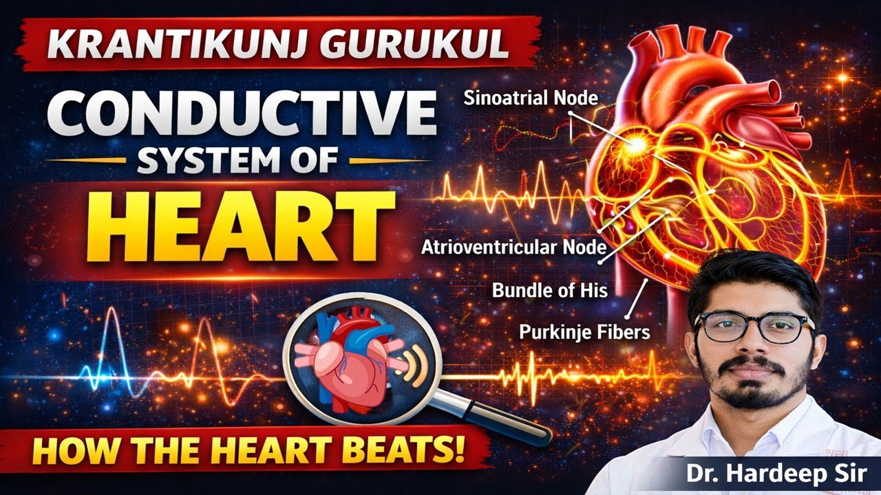 Codactive Sir Conductive System of Heart | UGC-NET Paper 2 (Yoga) | Dr. Hardeep Sir ...