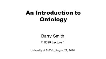 Applied Ontology - Lecture 1 - Introduction to Ontology
