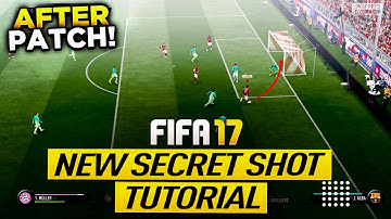 FIFA 17 AFTER PATCH NEW SECRET NEAR POST FINISH TUTORIAL - BEST SHOOTING TECHNIQUE in FIFA 17