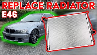 How To EASILY Replace E46 Radiator!