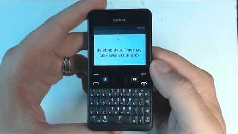 Nokia Asha 210 factory reset