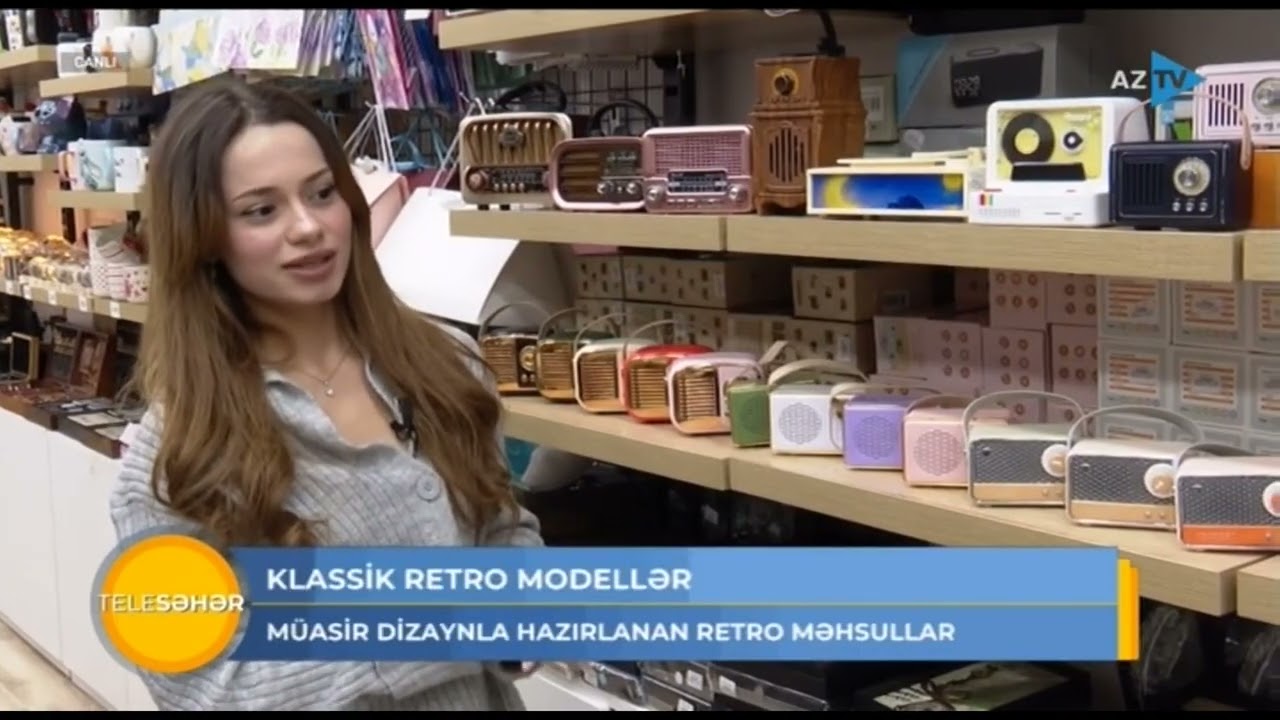 Müasir dizaynla hazırlanan retro məhsuallar