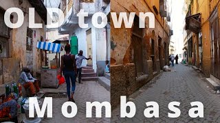The Oldest Side of Mombasa town.// Old Town Mombasa. UNESCO world heritage site