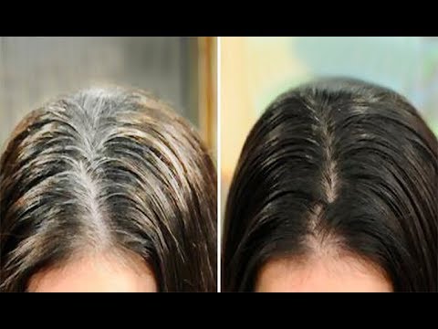 White Hair to Black Apply 1 time, Turn White Hair to Black Permanently (100% WORKING)