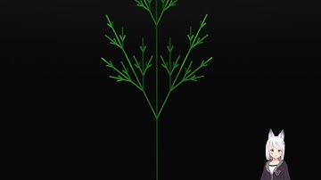 [Blender] L-system fractal tree