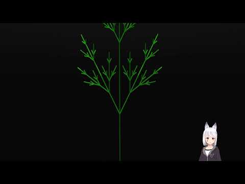[Blender] L-system fractal tree
