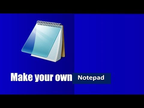 How to make a notepad  in c#(urdu/hindi )