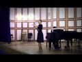 Vladimir TSYBIN. Andante for Flute and Piano. Uliana ZHIVITSKAYA (age 13)