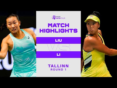 Claire liu vs. Ann li | 2022 tallinn round 1 | wta match highlights