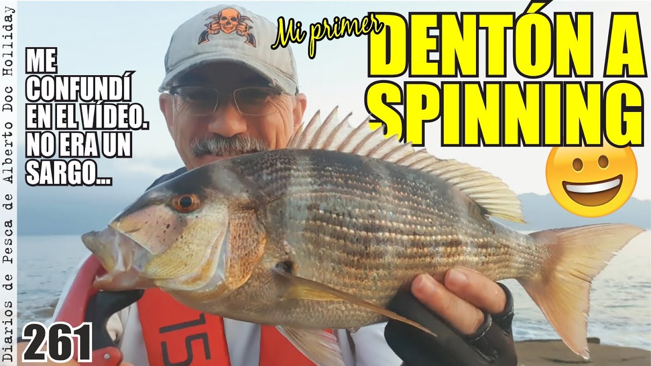 MI PRIMER DENTÓN A SPINNING (No era un Sargo...) Aguas exteriores e interiores con línea divisoria
