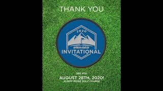ELEVATE INVITATIONAL 2020: THANK YOU!