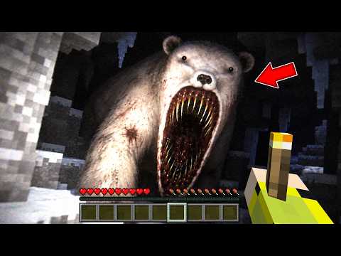 БЕЛЫЙ МЕДВЕДЬ ИЗ 2027 ОХОТИТСЯ НА МЕНЯ В МАЙНКРАФТ! ВЫЖИВАНИЕ ICE BEAR MINECRAFT SCP