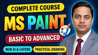 MS Paint Complete Course in Hindi | MS Paint Tutorial for Beginners | Learn MS Paint Step by Step
